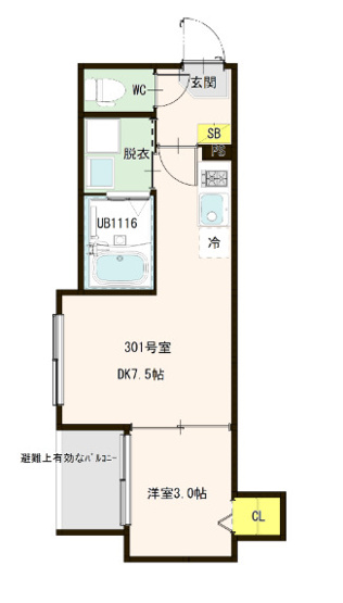 【間取り】 | ハーモニーテラス堀切Ⅶ