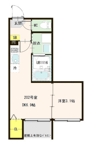 【間取り】 | ハーモニーテラス堀切Ⅶ