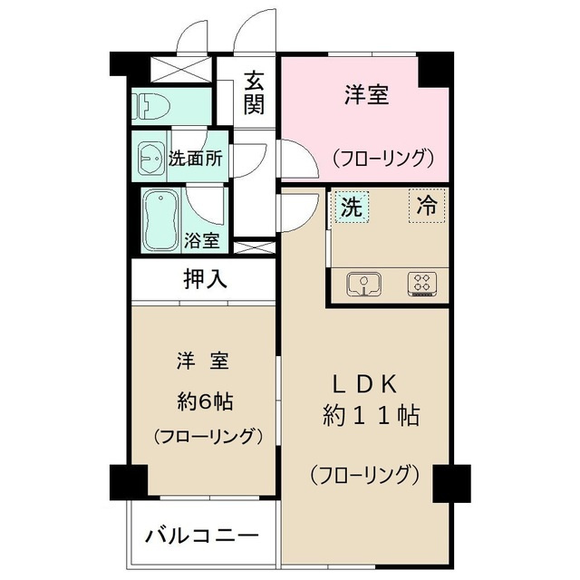 リウズヒル氷川台の間取り|間取りです。