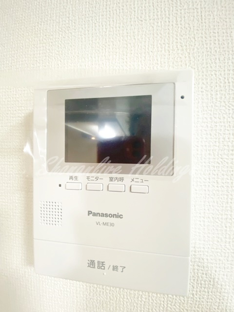 グリーンハウスのセキュリティ|モニタ付インターホンで安心♪