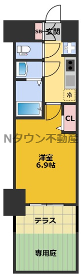 【間取り】 | プレリス上前津ノヴェル | 間取りです。