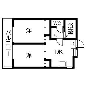 サンハイツ玉川の間取り