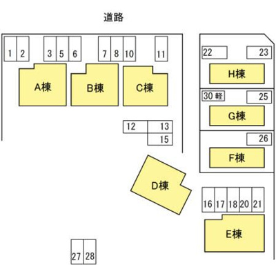 【区画図】 | グリーンヴィレッジFGH(グリーンヴィレッジエフジーエイチ)