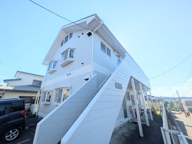 甘粕ハイツの玄関