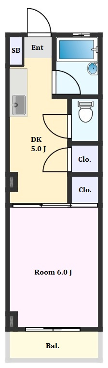 長塚マンションの間取り