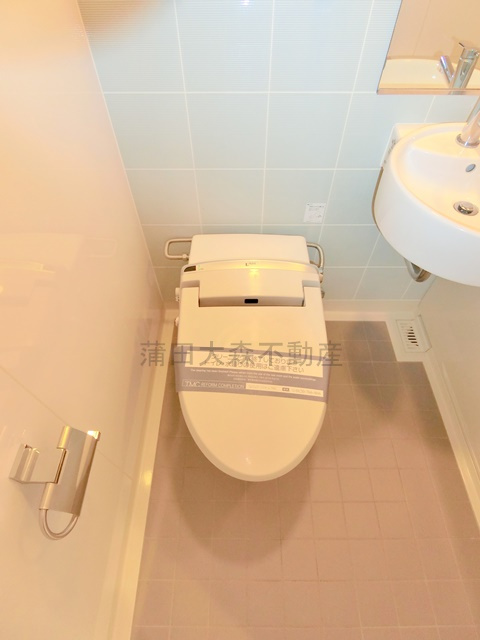 イプセ蒲田WESTのトイレ|温水洗浄便座付きのトイレ