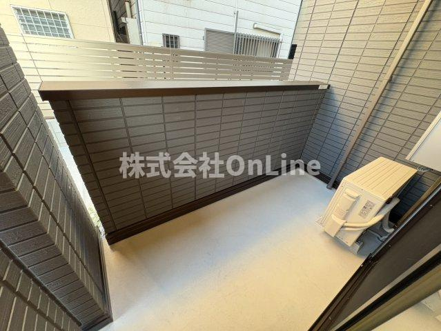 ウエスタンハイツ19のバルコニー