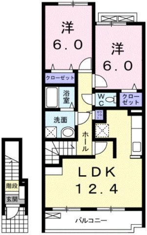 サニーレジデンスの間取り