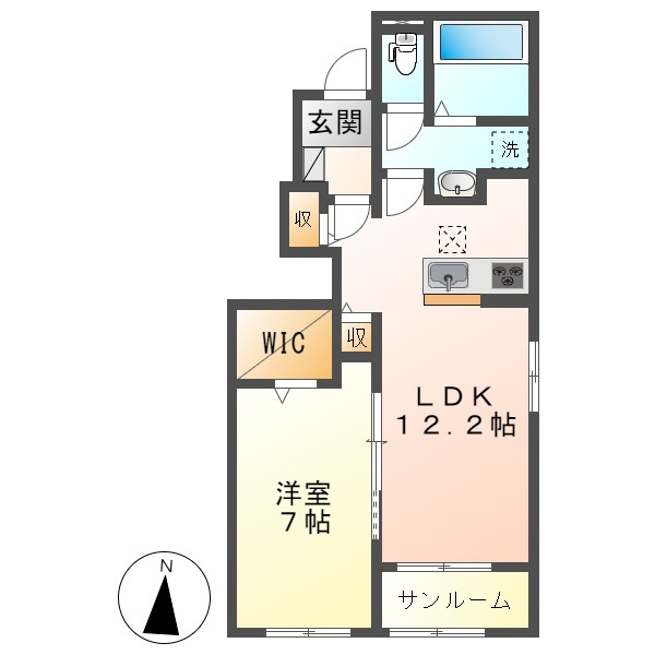 アール・グランデⅠの間取り