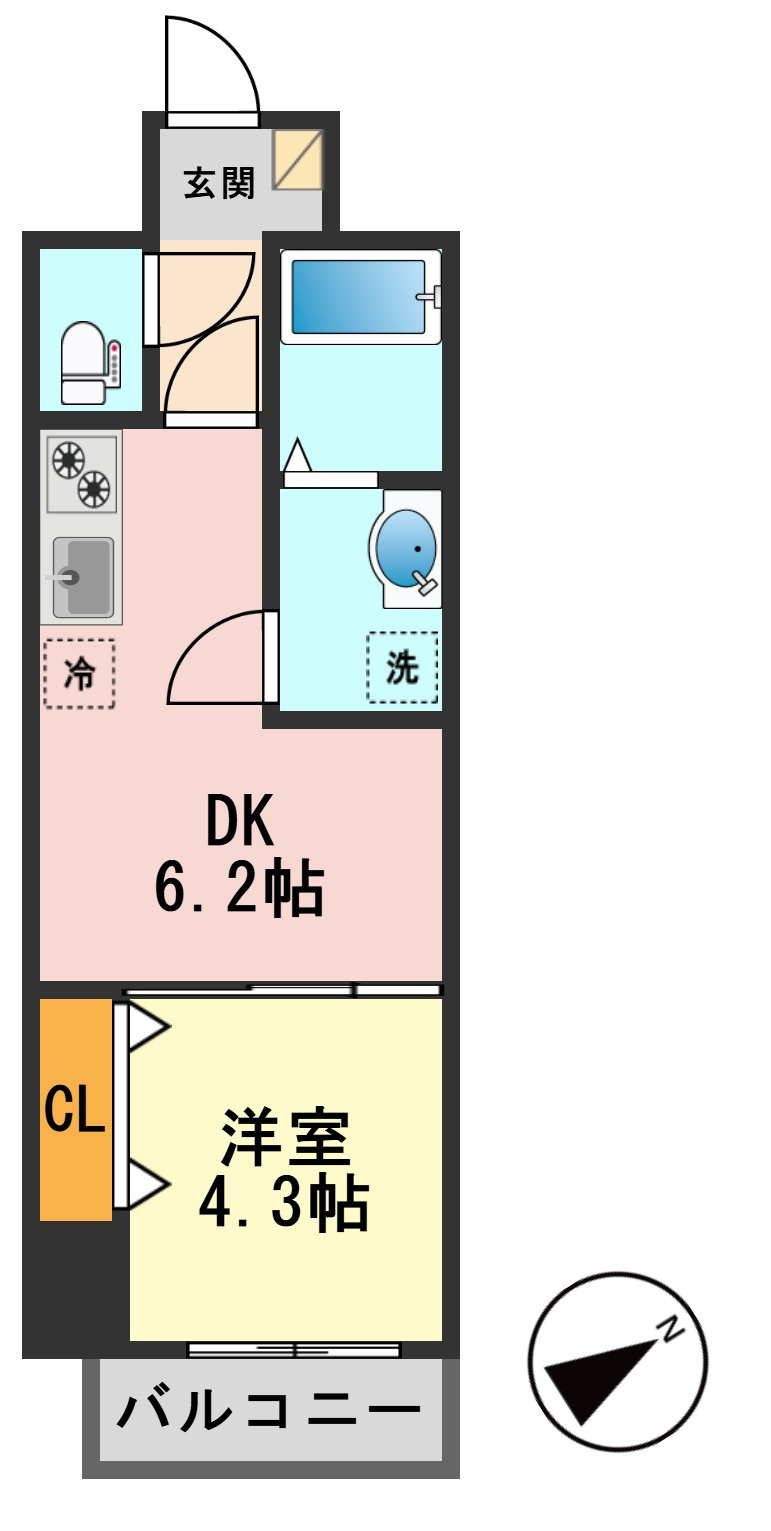 ルネフラッツ新小岩の間取り
