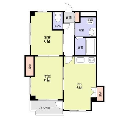 サンライズシナサンの間取り|間取りです。