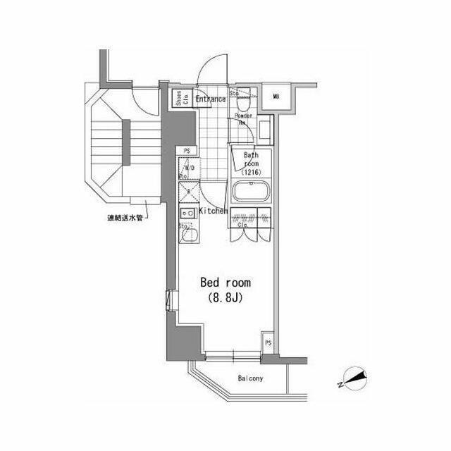 パークハビオ新橋の間取り