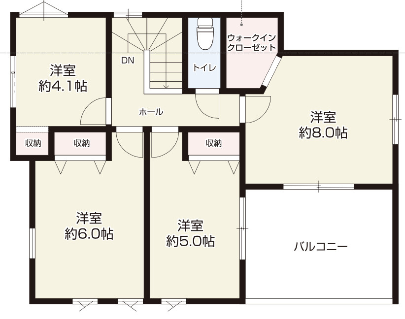 【仲介手数料無料】所沢市上安松１２期全１棟　所沢市の不動産なら西武ハウジングの間取り