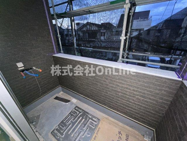 F+style八尾西山本町1号館のバルコニー