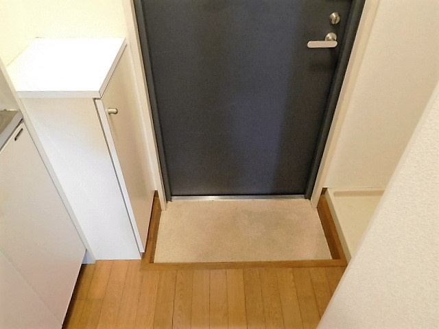 京都市西京区桂野里町の賃貸マンションの玄関