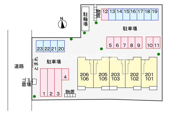 グランセリシールの区画図