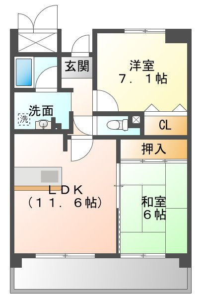 パレセゾンの間取り