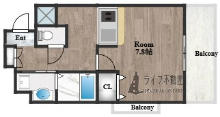 カーサエスパシオの間取り