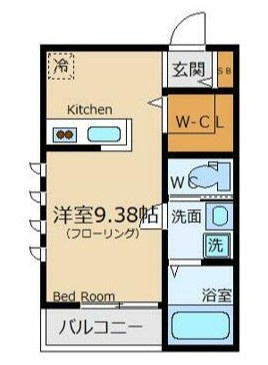 レジーナ笹塚の間取り