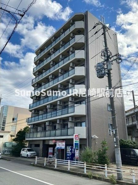 尼崎市猪名寺２丁目の賃貸マンションの外観|外観は落ち着いています