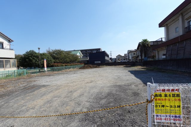 川越市脇田新町　建築条件無し　売地の外観