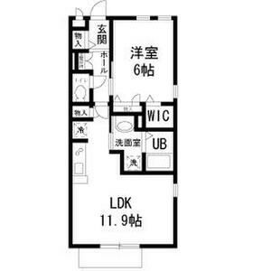 アプリコートの間取り|間取りです。