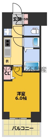 【間取り】 | プレリス上前津ノヴェル | 間取りです。