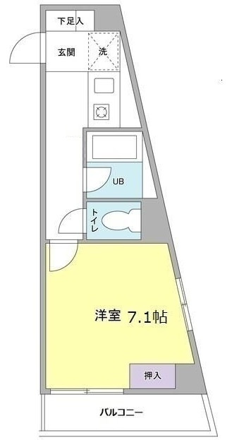 サンパティーク新町の間取り|間取りです。