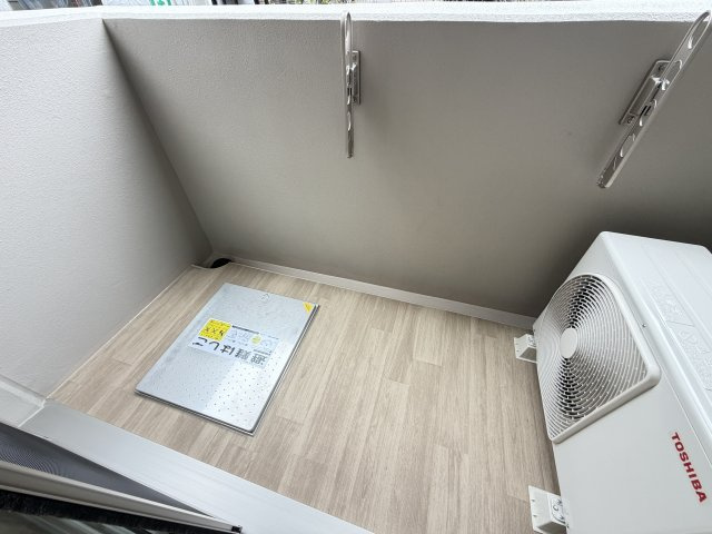 ArtizA南船場のバルコニー