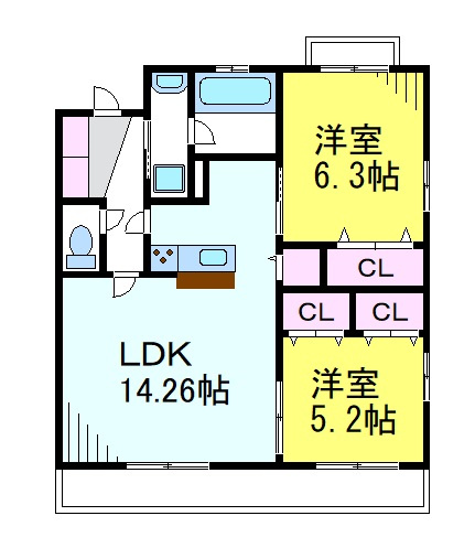 puerta sur TOKIOの間取り