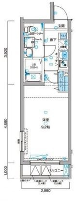 GENOVIA板橋skygardenの間取り|間取りです。