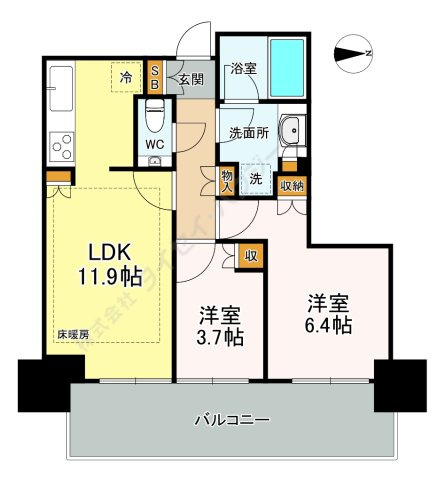 大崎ステーションレジデンスの間取り