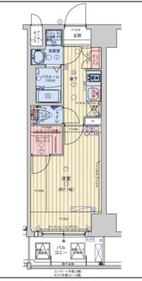 【間取り】 | レオンヴァリエ都島北通