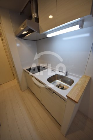 レオンコンフォート天王寺東のキッチン|レオンコンフォート天王寺東　2口ガスシステムキッチン