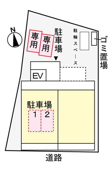 【区画図】 | メゾン　Ｓｈｉｎｋａ