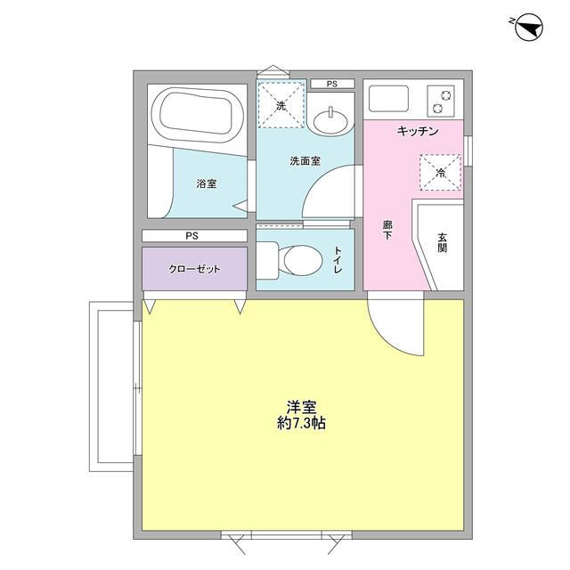 ラ　ルーチェの間取り|間取りです。