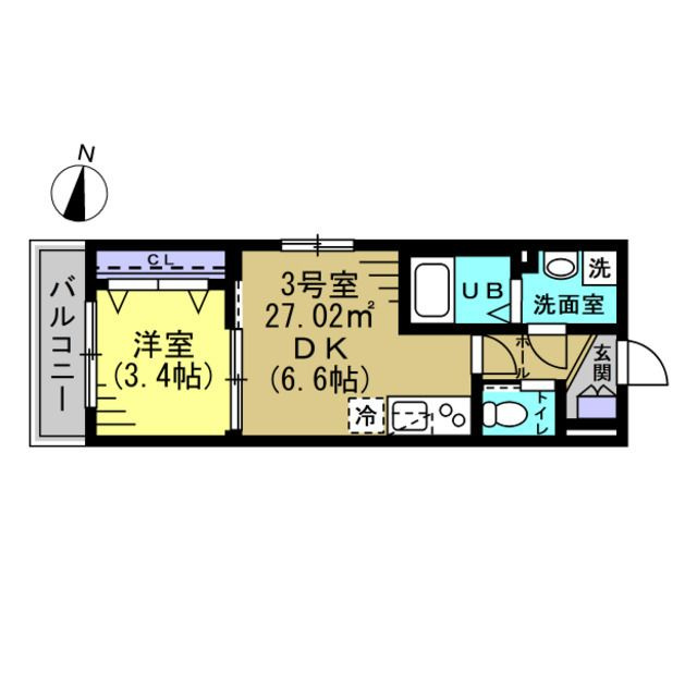 AJ北小金09の間取り