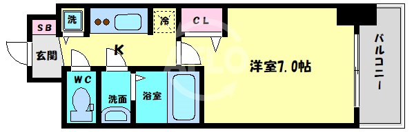 S-RESIDENCE都島の間取り|S-RESIDENCE都島　間取り