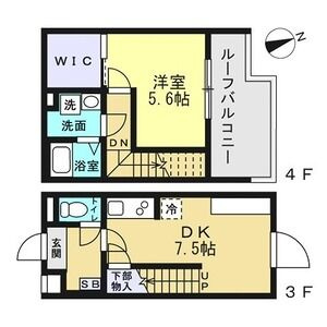【間取り】 | SOLASIA residence 千歳船橋Ⅱ
