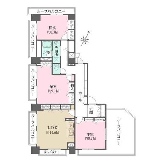 【間取り】 | ダイヤハイツ自由が丘