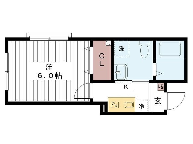 ＡＪ津田沼Ⅱの間取り|間取りです。