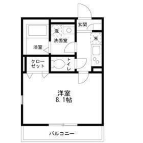 フォレストメゾン子安Aの間取り|間取りです。