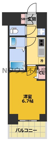 【間取り】 | プレリス上前津ノヴェル | 間取りです。