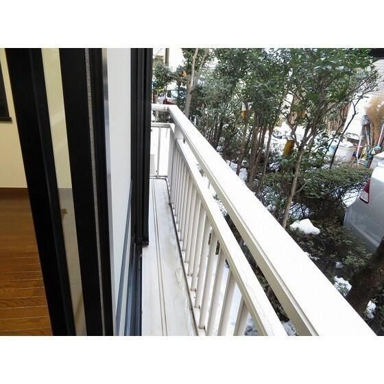 さくらパークＡ棟のバルコニー