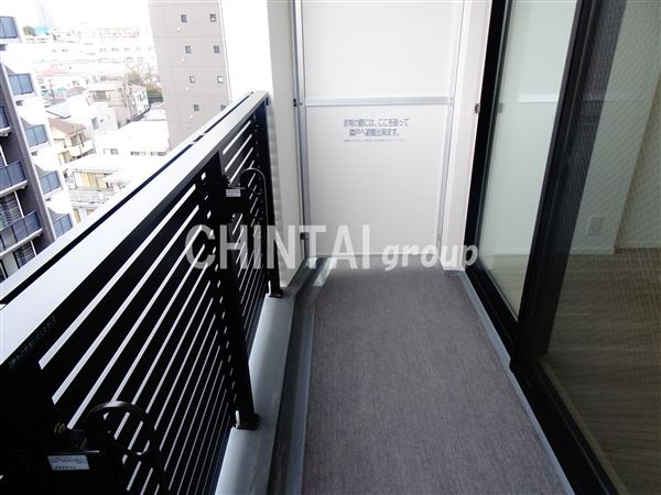 プラウドフラット渋谷笹塚のバルコニー