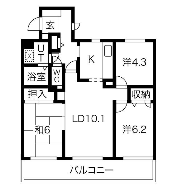 パークノヴァ徳川園の間取り