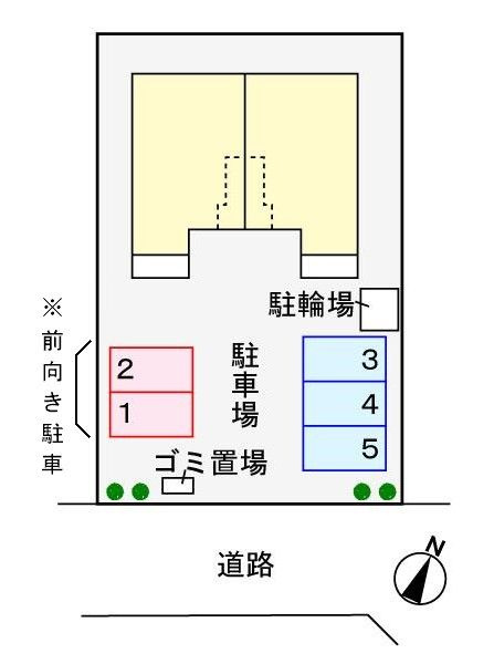 セレッソ三輪野山の区画図
