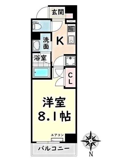 【間取り】 | AVANTI aratamabashi【名古屋市賃貸・宅配BOX】