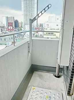 アセンションアイディ浅草のバルコニー|陽当たり良好なバルコニーです