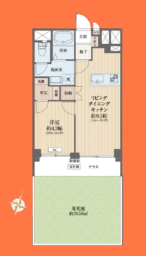 藤田ハイム豊玉の間取り